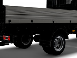 Iveco Daily Crew Cab Tipper 2023 3D Модель