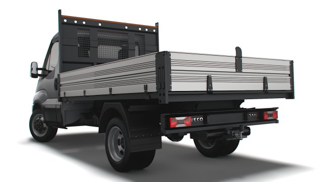 Iveco Daily Single Cab Tipper 2021 3D मॉडल .c4d .max .obj .3ds .fbx .stl .blend 