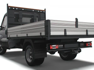 Iveco Daily Cabina Simples Basculante 2021 Modelo 3D