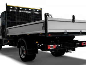 Iveco Daily Single Cab Tipper Toolpod 2023 3D Model