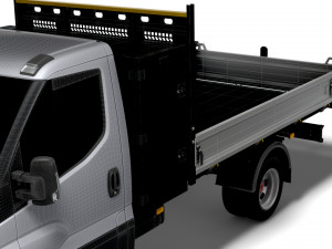 Iveco Daily Single Cab Tipper Toolpod 2023 Modelo 3D