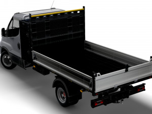 Iveco Daily Single Cab Tipper Toolpod 2023 Modelo 3D