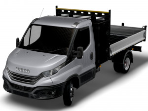 Iveco Daily Single Cab Tipper Toolpod 2023 Modelo 3D