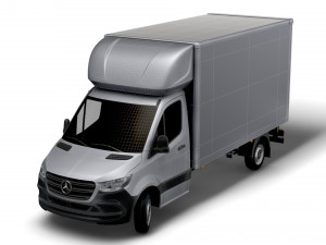 Mercedes Benz Sprinter Luton 2023 Modelo 3D