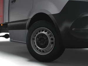 Mercedes Benz Sprinter Luton Curtainsider 2023 3D Model