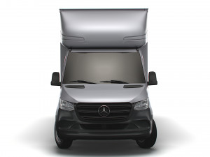 Mercedes Benz Sprinter Luton Curtainsider 2023 3D-Modell
