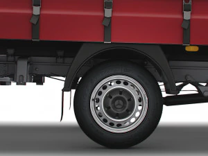 Mercedes Benz Sprinter Luton Curtainsider 2023 3D Model