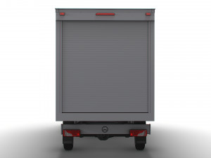 Mercedes Benz Sprinter Luton Curtainsider 2023 3D-Modell