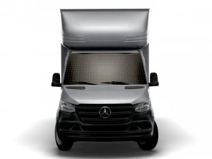 Mercedes Benz Sprinter Luton Curtainsider 2023 3D Model