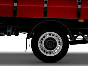 Mercedes Benz Sprinter Luton Curtainsider 2023 3D Model