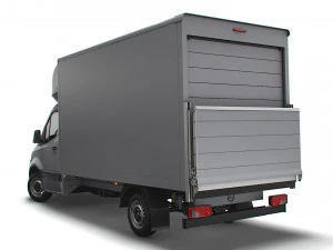 Mercedes Benz Sprinter Luton Tail Lift 2023 3D Модель