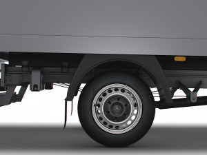 Mercedes Benz Sprinter Luton Tail Lift 2023 3D Model