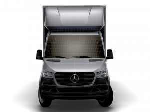 Mercedes Benz Sprinter Luton Tail Lift 2023 3D Model