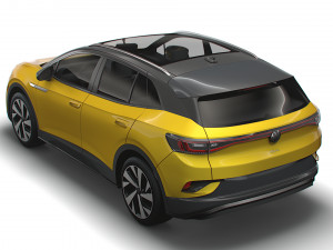 VW ID 4 Pro Splus US spec 2023 3D 模型