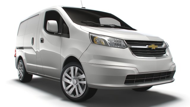 Chevrolet City Express 2023 3D Model .c4d .max .obj .3ds .fbx .stl .blend 