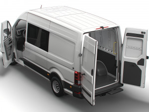 MAN TGE Combi L2H2 HQ Interior 2023 Modello 3D