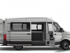 MAN TGE Combi L2H2 HQ Interni 2023 Modello 3D