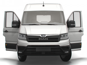 MAN TGE Combi L2H2 HQ Interior 2023 Modello 3D