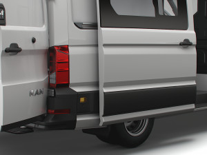 MAN TGE Combi L2H2 HQ Interior 2023 Modello 3D