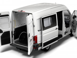 MAN TGE Combi L2H2 HQ Interior 2023 Modello 3D