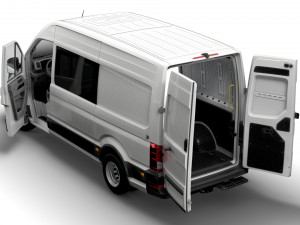 MAN TGE Combi L2H2 HQ Interior 2023 Modello 3D