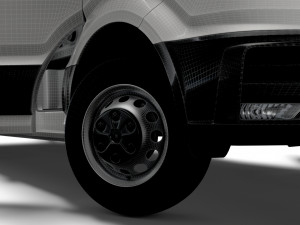 MAN TGE Combi L2H2 HQ Interior 2023 Modello 3D