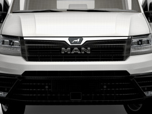 MAN TGE Combi L2H2 HQ Interior 2023 Modello 3D
