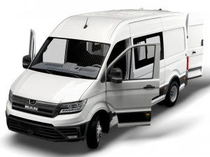 MAN TGE Combi L2H2 HQ Interni 2023 Modello 3D