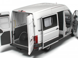 VW Crafter Combi L2H2 HQ Interior 2023 Modelo 3D