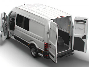 VW Crafter Combi L2H2 HQ Interior 2023 3D Model