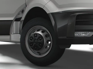 VW Crafter Combi L2H2 HQ Interior 2023 3D Model