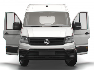 VW Crafter Combi L2H2 HQ Interior 2023 Modelo 3D