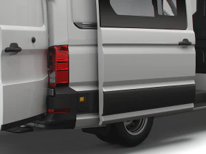 VW Crafter Combi L2H2 HQ Interior 2023 3D Model
