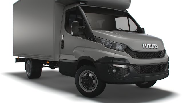 Iveco Daily Luton Box 2014 Modello 3D .c4d .max .obj .3ds .fbx .stl .blend 
