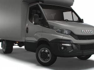 Iveco Daily Luton Box 2014 3D Model