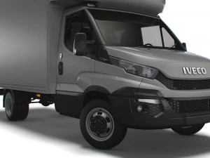 Caixa Iveco Daily Luton 2014 Modelo 3D