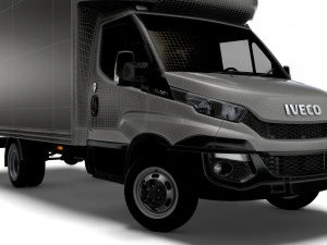 Iveco Daily Luton Box 2014 3D Model