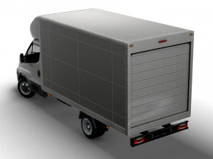 Iveco Daily Luton Box 2014 3D Model