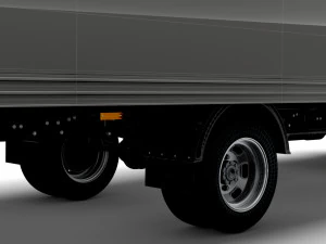 Iveco Daily Luton Box 2014 3D Model