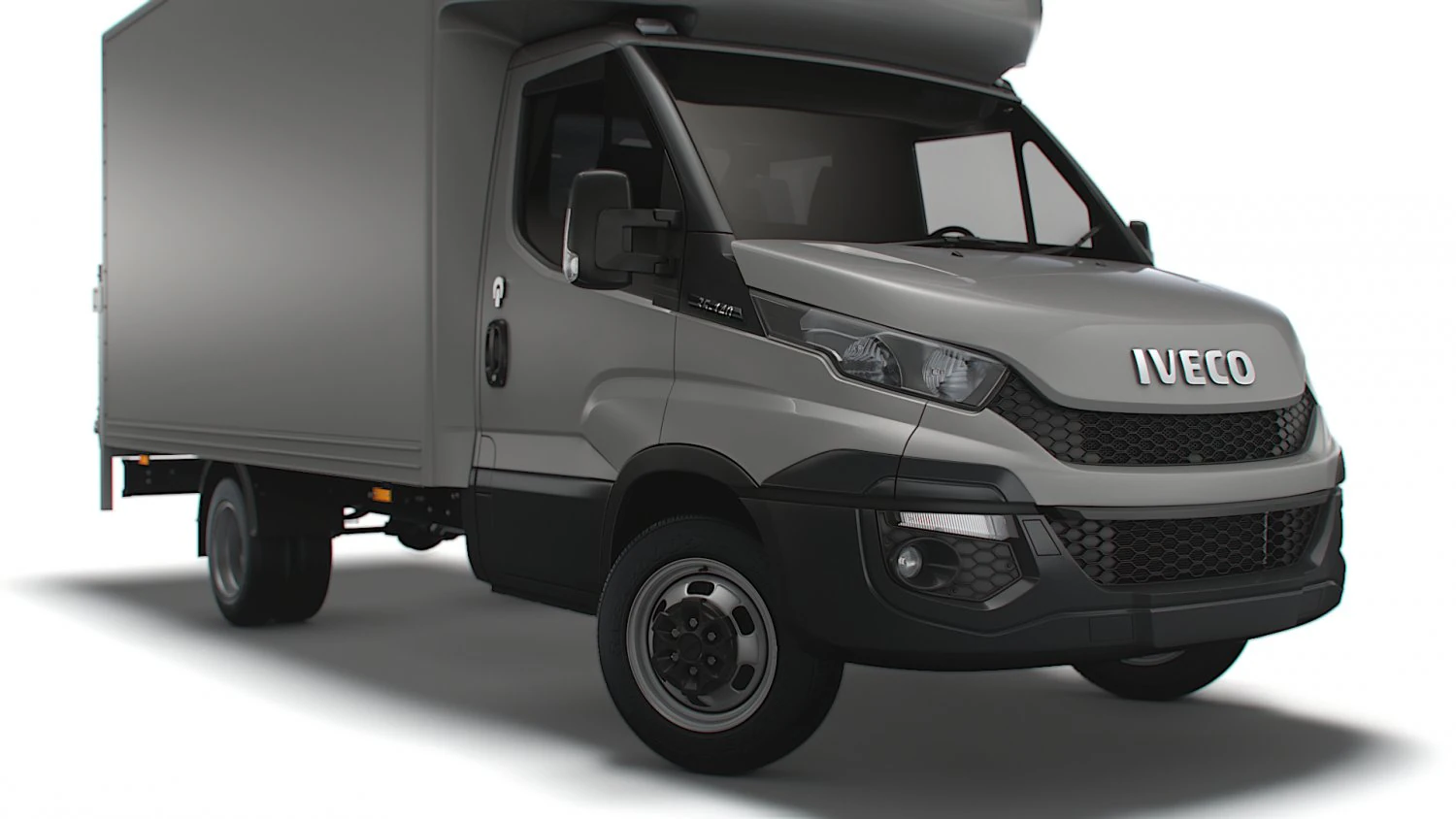 Iveco Daily Luton Box Tail Lift 2014 3D Model .c4d .max .obj .3ds .fbx .stl .blend 