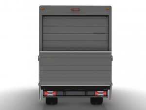 Iveco Daily Luton Box Tail Lift 2014 3D Model