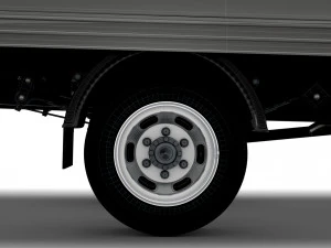 Iveco Daily Luton Box Tail Lift 2014 3D Model
