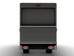 Iveco Daily Luton Box Tail Lift 2014 3D Model