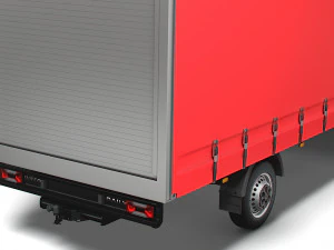 Iveco Daily Luton Curtainsider 2021 3D Model