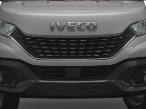 Iveco Daily Luton Curtainsider 2021 3D-Modell