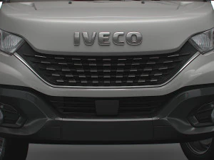 Iveco Daily Luton Curtainsider 2021 3D Model