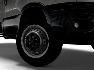 Iveco Daily Luton Curtainsider 2021 3D Model