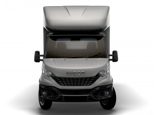 Iveco Daily Luton Curtainsider 2021 3D-Modell