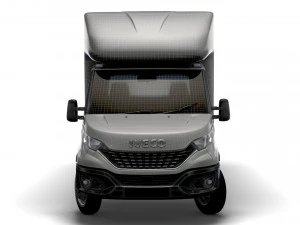 Iveco Daily Luton Curtainsider 2021 3D Model