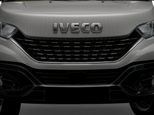 Iveco Daily Luton Curtainsider 2021 3D-Modell